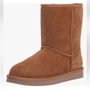 MAKALU Brown Suede Sherling Lined Boots Size 10